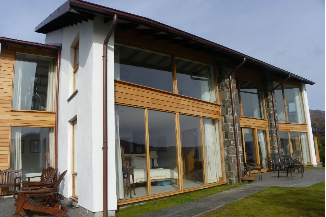 Alu Clad sliding windows in Edinburg - Uniwindows.co.uk